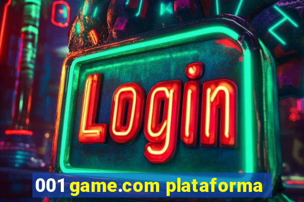 001 game.com plataforma